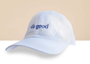 Do Good Classic Dad Hat - Blank Canvas White