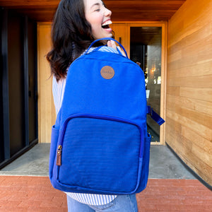 Cobalt blue backpack
