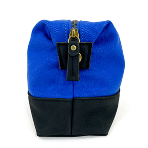 Travel Toiletry Bag - Eternal Optimist in Cobalt Blue